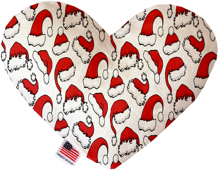 Santa Hats Heart Dog Toy