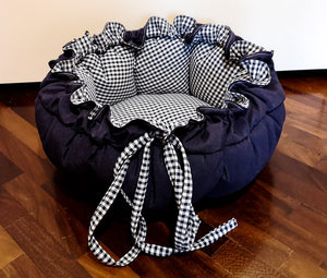 Custom Hand-Made Design - Round Soft Cushion Pet Bed