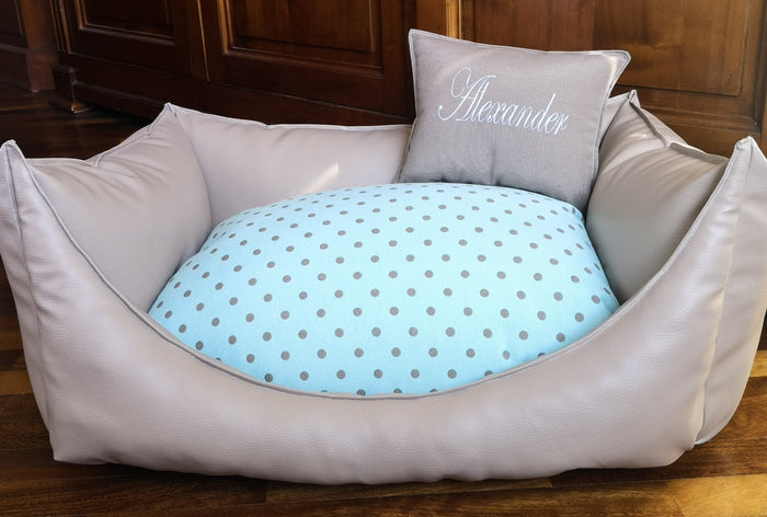 Custom Hand-Made Design - Eco Leather Pet Bed