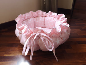 Custom Hand-Made Design - Round Soft Cushion Pet Bed