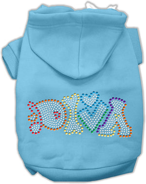 Diva - Technicolor Rhinestone Hoodie