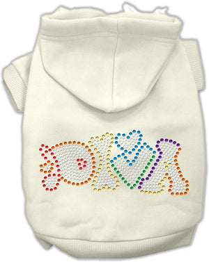 Diva - Technicolor Rhinestone Hoodie